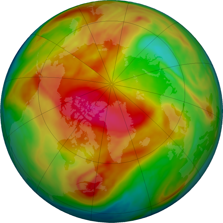 Arctic ozone map for 17 March 2017